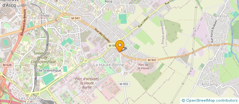 localisation de l'entreprise MADAME MONIQUE LUCAS  VILLENEUVE-D'ASCQ