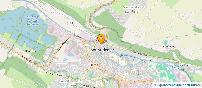 localisation de l'entreprise MADAME MONIQUE LUCAS à PONT-AUDEMER