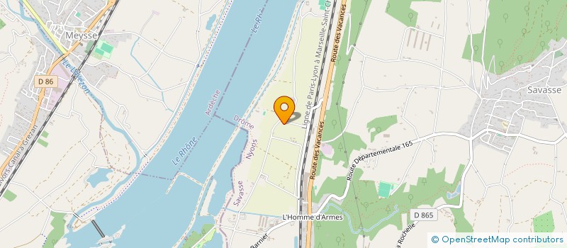 localisation de l'entreprise MADAME MONIQUE LUCIE VERZEAUX  SAVASSE