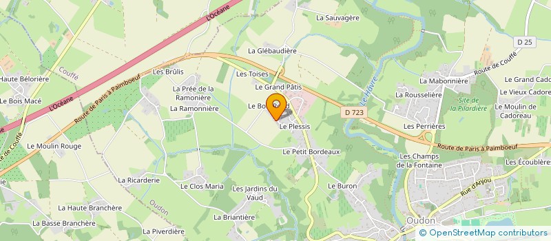 localisation de l'entreprise MADAME MONIQUE LY  OUDON