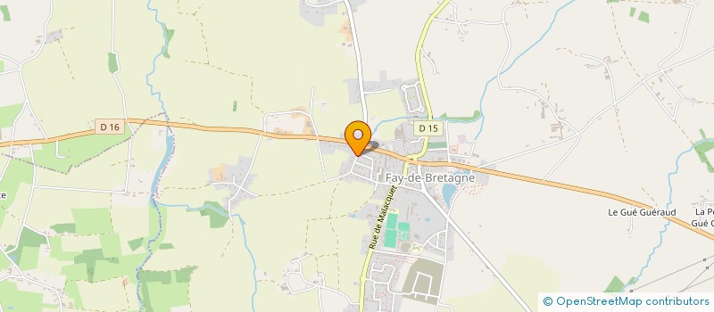 localisation de l'entreprise MADAME MONIQUE MABIT  FAY-DE-BRETAGNE
