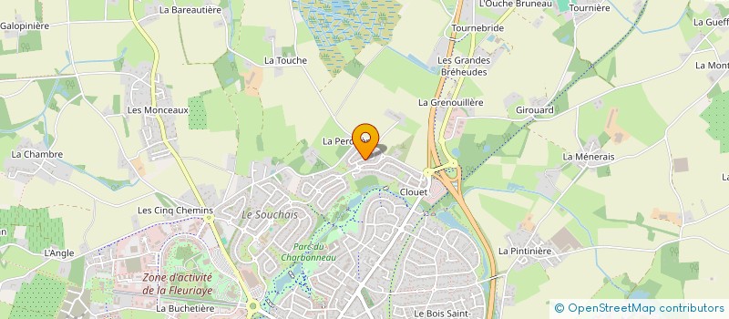 localisation de l'entreprise MADAME MONIQUE MAHE à CARQUEFOU
