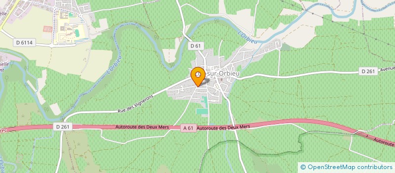 localisation de l'entreprise MADAME MONIQUE MAILHAC  LUC-SUR-ORBIEU