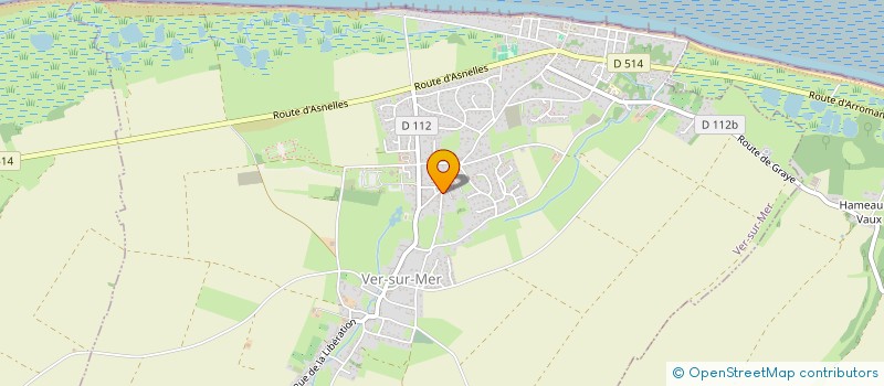 localisation de l'entreprise MADAME MONIQUE MALBRANCHE  VER-SUR-MER