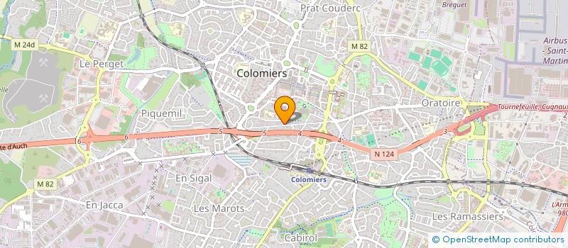 localisation de l'entreprise MADAME MONIQUE MALLEFOND à COLOMIERS