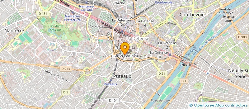 localisation de l'entreprise MADAME MONIQUE MALLEGOL  PUTEAUX