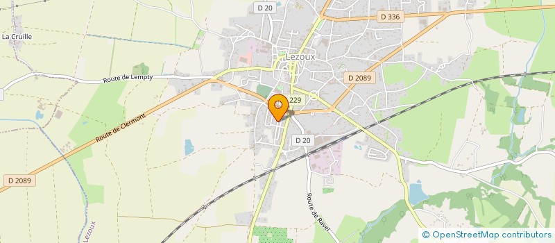 localisation de l'entreprise MADAME MONIQUE MALLET  LEZOUX