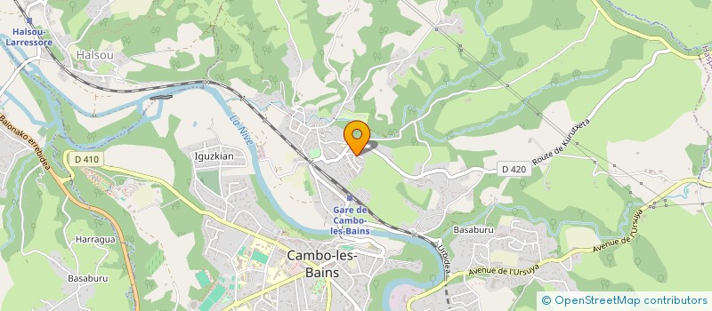 localisation de l'entreprise MADAME MONIQUE MALO  ITXASSOU