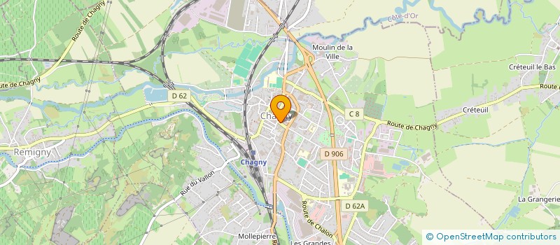 localisation de l'entreprise MADAME MONIQUE MANISSOLLE  CHAGNY