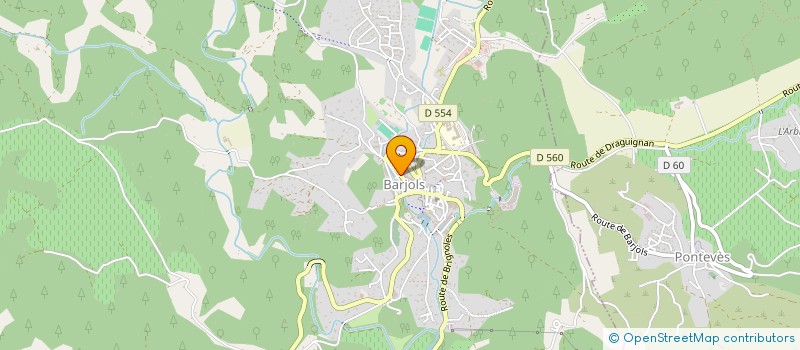 localisation de l'entreprise MADAME MONIQUE MARCEL  BARJOLS