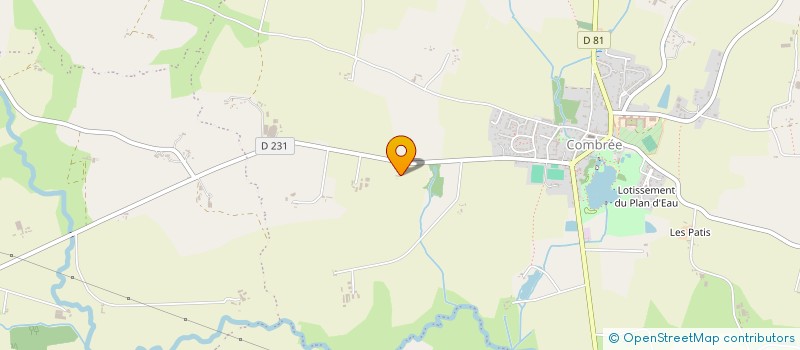 localisation de l'entreprise MADAME MONIQUE MARCHAND  SEGRE-EN-ANJOU BLEU