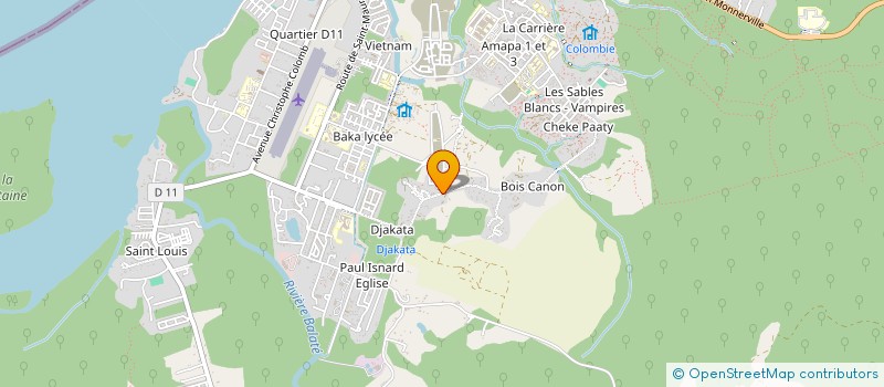 localisation de l'entreprise MADAME MONIQUE MARSHALL à SAINT-LAURENT-DU-MARONI