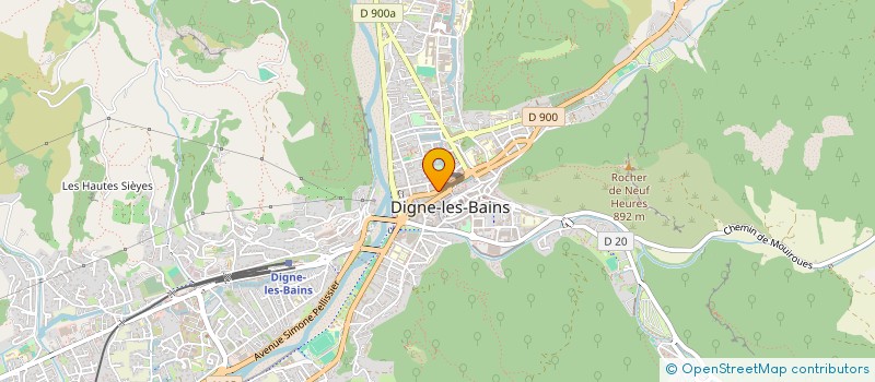 localisation de l'entreprise MADAME MONIQUE MARTIN à DIGNE-LES-BAINS