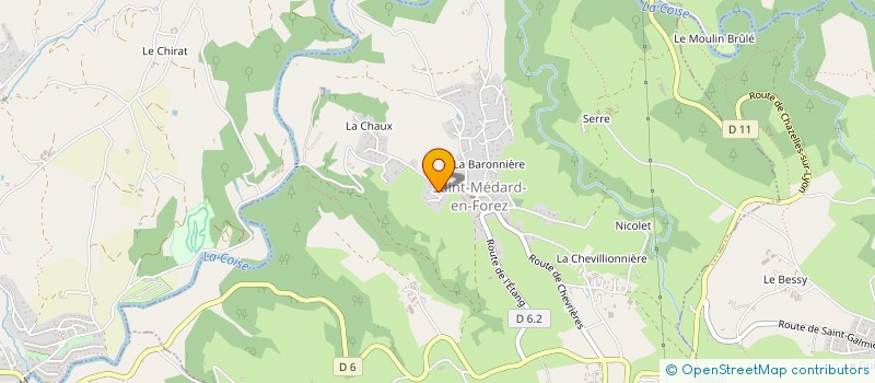 localisation de l'entreprise MADAME MONIQUE MASSARD à SAINT-MEDARD-EN-FOREZ