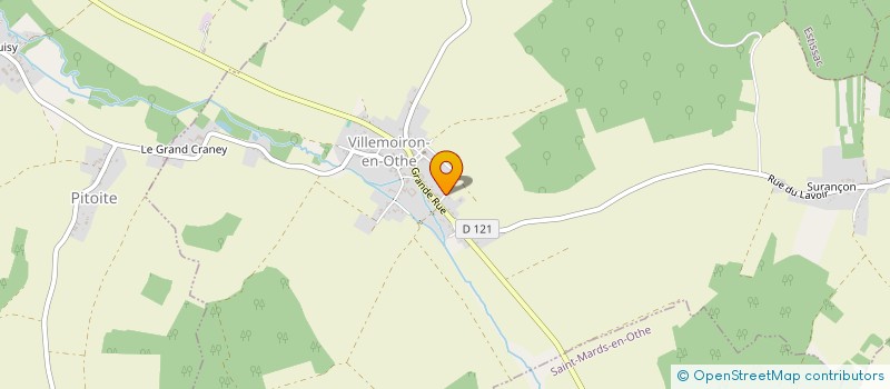 localisation de l'entreprise MADAME MONIQUE MASSOUTIER  MARAYE-EN-OTHE