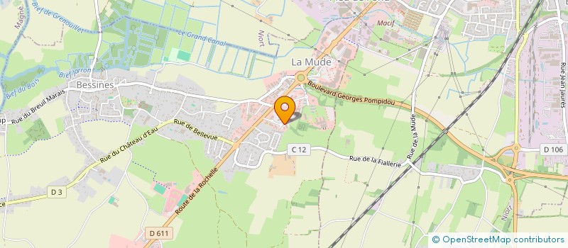 localisation de l'entreprise MADAME MONIQUE MATARD  BESSINES