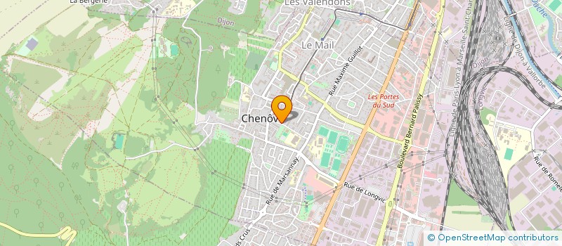 localisation de l'entreprise MADAME MONIQUE MATRAT  CHENOVE