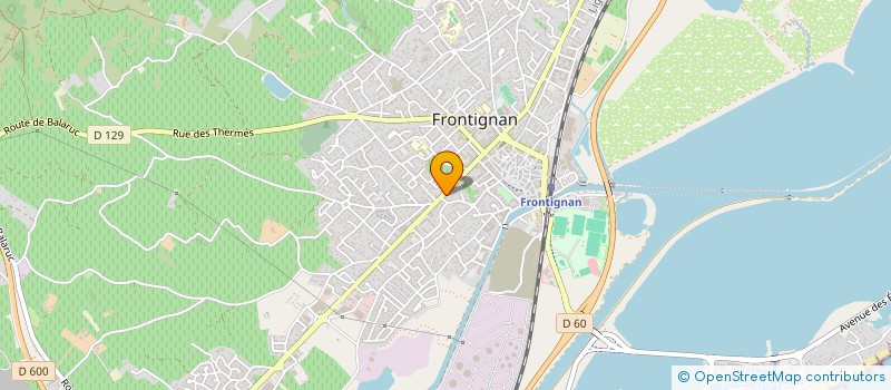 localisation de l'entreprise MADAME MONIQUE MAYNAU à FRONTIGNAN