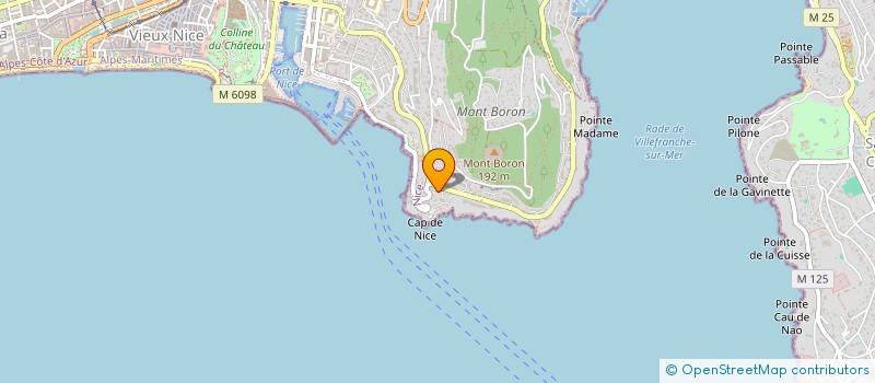 localisation de l'entreprise MADAME MONIQUE MAYOUX à NICE