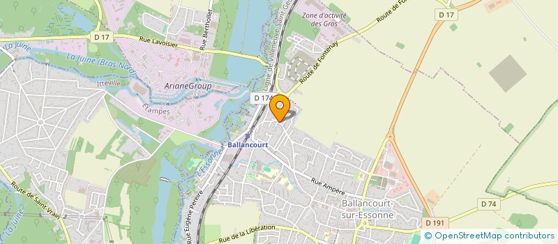 localisation de l'entreprise MADAME MONIQUE MAZET à BALLANCOURT-SUR-ESSONNE