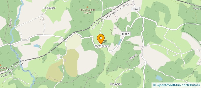 localisation de l'entreprise MADAME MONIQUE MAZUEL  ALLEYRAT