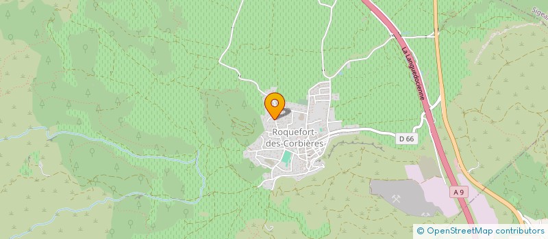 localisation de l'entreprise MADAME MONIQUE MEHU  ROQUEFORT-DES-CORBIERES