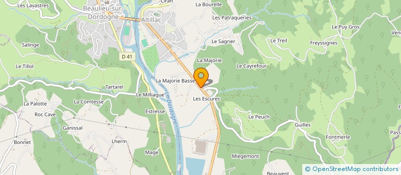 localisation de l'entreprise MADAME MONIQUE MEILHOC à CHENAILLER-MASCHEIX