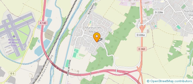 localisation de l'entreprise MADAME MONIQUE MENETRIER à MAREUIL-LES-MEAUX