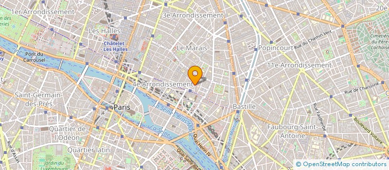 localisation de l'entreprise MADAME MONIQUE MENIGAULT  PARIS