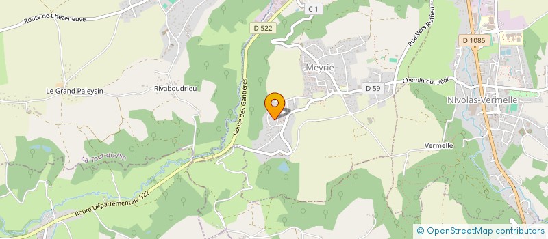 localisation de l'entreprise MADAME MONIQUE MERCEY  MEYRIE