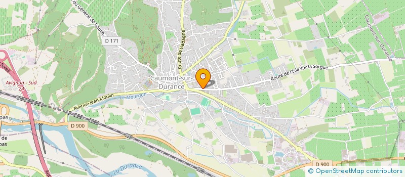 localisation de l'entreprise MADAME MONIQUE MERLE à CAUMONT-SUR-DURANCE