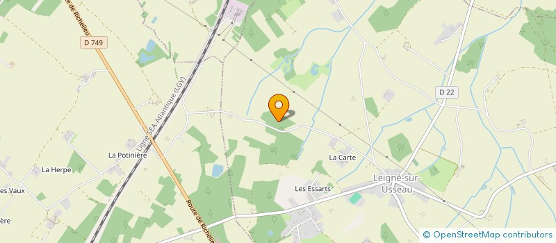 localisation de l'entreprise MADAME MONIQUE METAIS  ORCHES