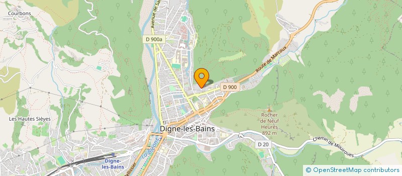 localisation de l'entreprise MADAME MONIQUE MEURANT à DIGNE-LES-BAINS