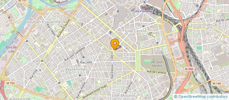 localisation de l'entreprise MADAME MONIQUE MEURISSE à LILLE