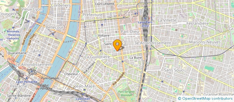 localisation de l'entreprise MADAME MONIQUE MEUVRET à LYON