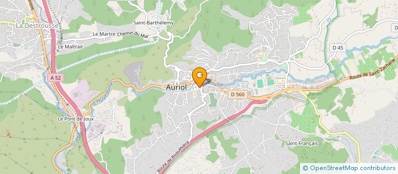 localisation de l'entreprise MADAME MONIQUE MICHEL  AURIOL