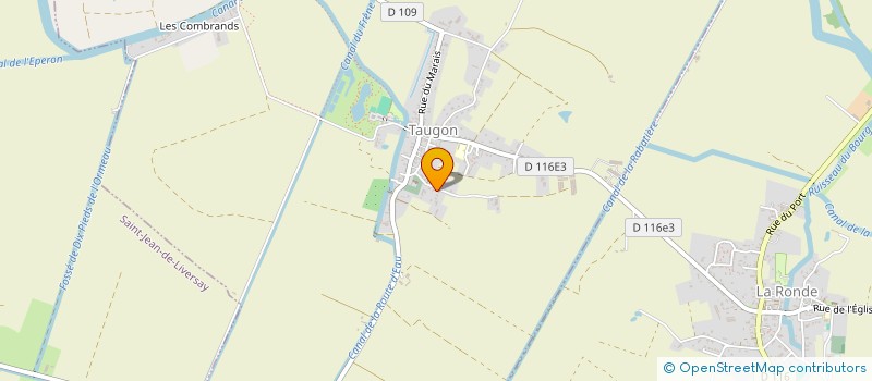 localisation de l'entreprise MADAME MONIQUE MICOU  TAUGON