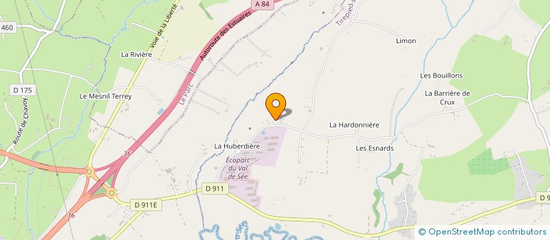 localisation de l'entreprise MADAME MONIQUE MICOUIN  TIREPIED-SUR-SEE