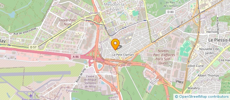 localisation de l'entreprise MADAME MONIQUE MIQUEL à CLAMART