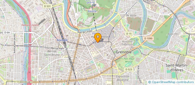 localisation de l'entreprise MADAME MONIQUE MISTRETTA  GRENOBLE