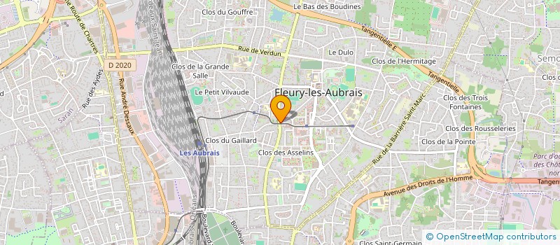 localisation de l'entreprise MADAME MONIQUE MONFORT à FLEURY-LES-AUBRAIS