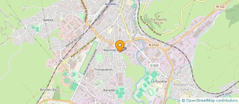 localisation de l'entreprise MADAME MONIQUE MONPEYSSEN à YTRAC