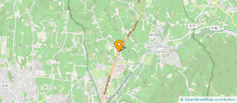 localisation de l'entreprise MADAME MONIQUE MONTJEAN  VAISON-LA-ROMAINE