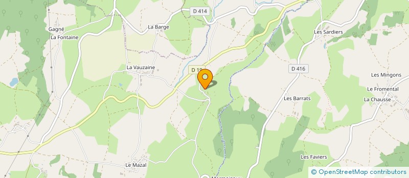 localisation de l'entreprise MADAME MONIQUE MORAND à SAINT-GEORGES-DE-MONS