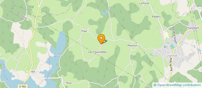 localisation de l'entreprise MADAME MONIQUE MORANGE  LIGINIAC