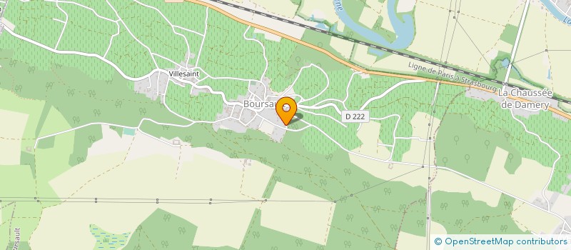 localisation de l'entreprise MADAME MONIQUE MOREAU  BOURSAULT