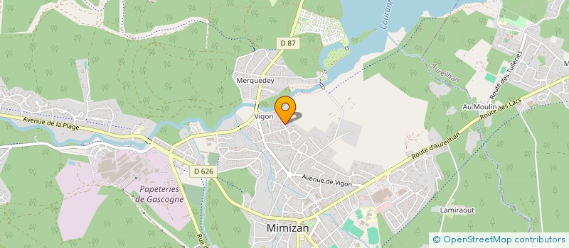 localisation de l'entreprise MADAME MONIQUE MOREL  SAINT PAUL EN BORN