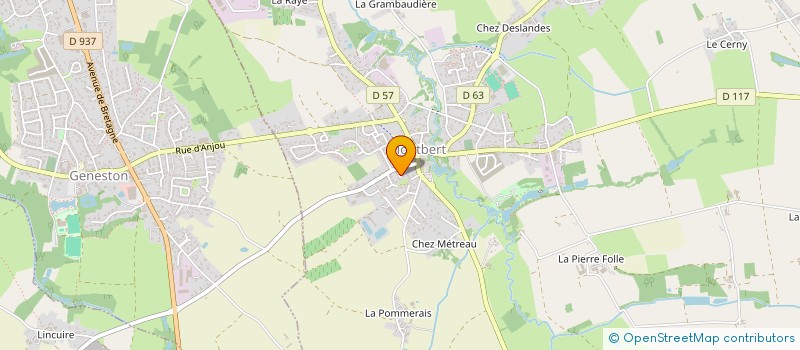 localisation de l'entreprise MADAME MONIQUE MORICEAU à LE BIGNON