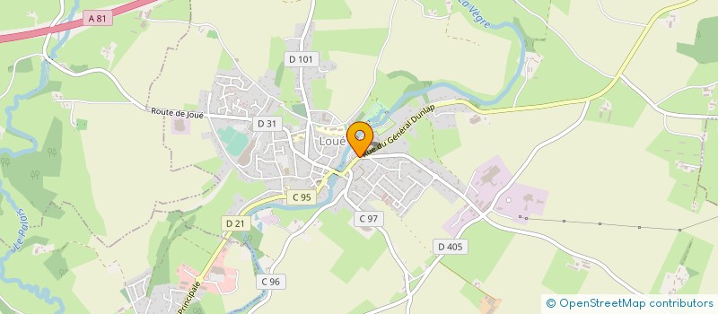 localisation de l'entreprise MADAME MONIQUE MORIN  LOUE