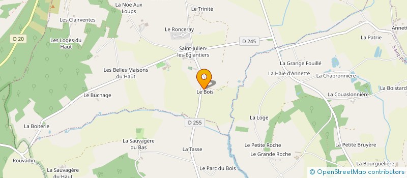 localisation de l'entreprise MADAME MONIQUE MORTIER à SAINT-CALAIS-DU-DESERT